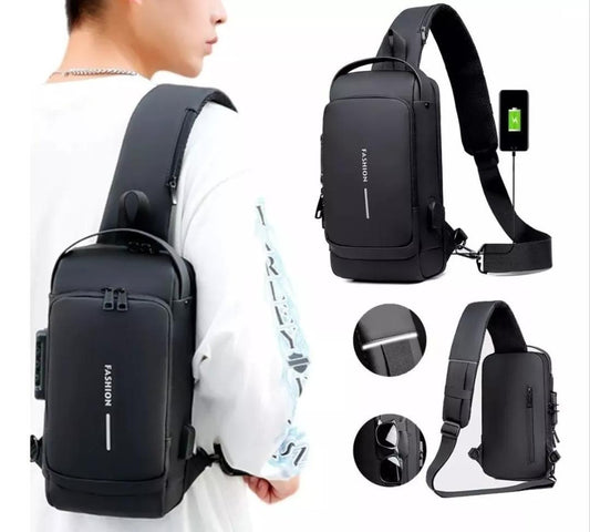 Bolso Manos Libres Mini Morral Para Hombre Tipo Pechera - TrendyJor