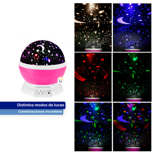 Proyector de Estrellas y Galaxias Giratoria