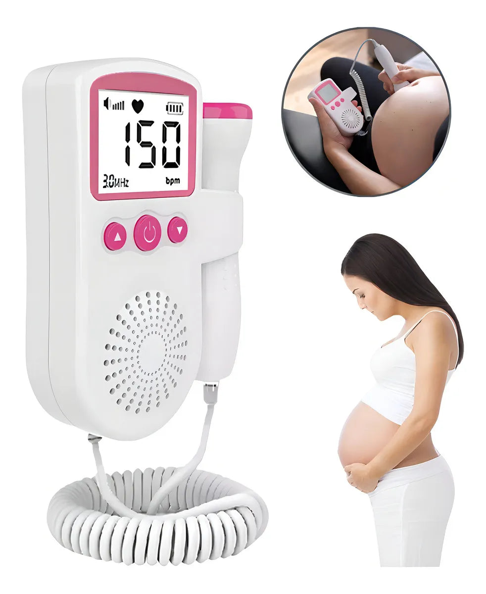 Doppler Fetal Portátil - Monitor Frecuencia Cardiaca