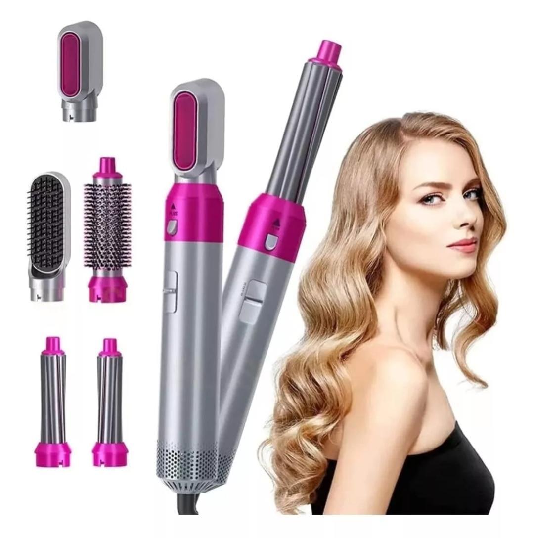 Cepillo Eléctrico Secador Pelo 5 En 1 Accesorios Intercambiables - TrendyJor 